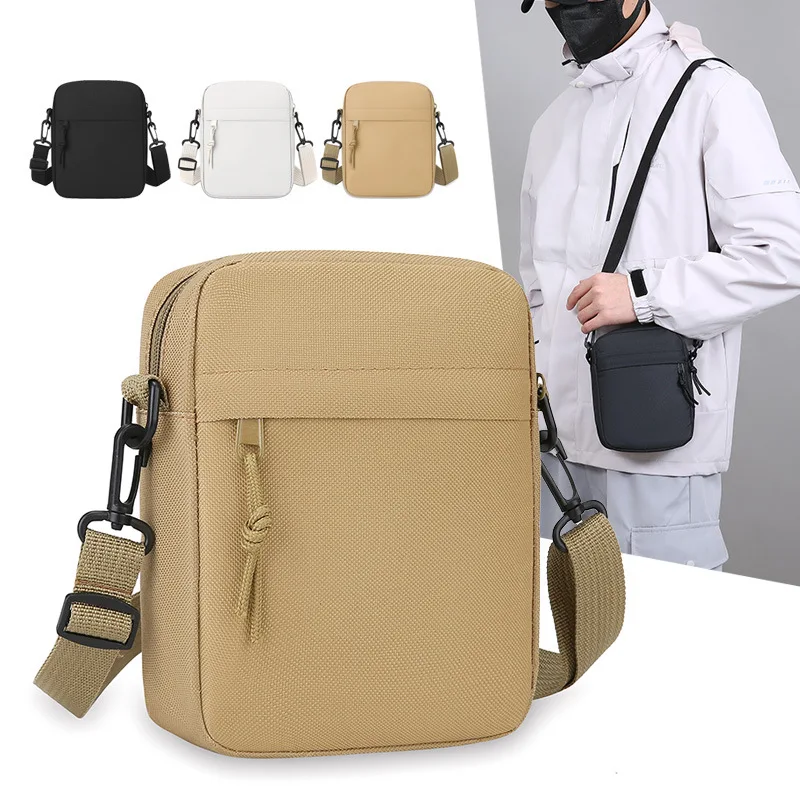 

New Oxford Women's Crossbody Bags Small Shoulder Handbags for Men Korean Solid Color Students Phone Bags Mini Messenger Bags