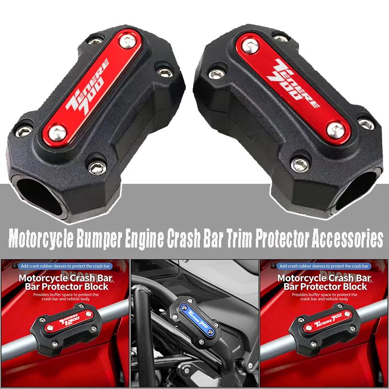 

Tenere700 For Yamaha Tenere1200 Tenere 700/1200 XTZ700 XTZ T7 MOTO Rally World Raid Bumper Guard Engine Protection Block Crash