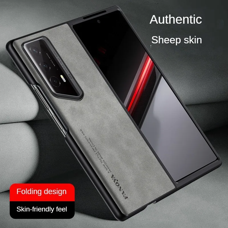 For Honor Magic V2 RSR Porsche Design Magic V2 Case Ultra Thin Matte Sheep Skin Shockproof Protection Hard Cover