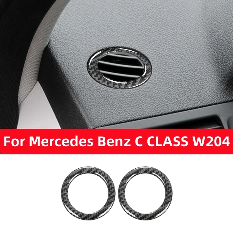 

For Mercedes Benz C CLASS W204 2007-2010 Car Dashboard Defrosting Vent Air Conditioning Outlet Trim Sticker Interior Accessories