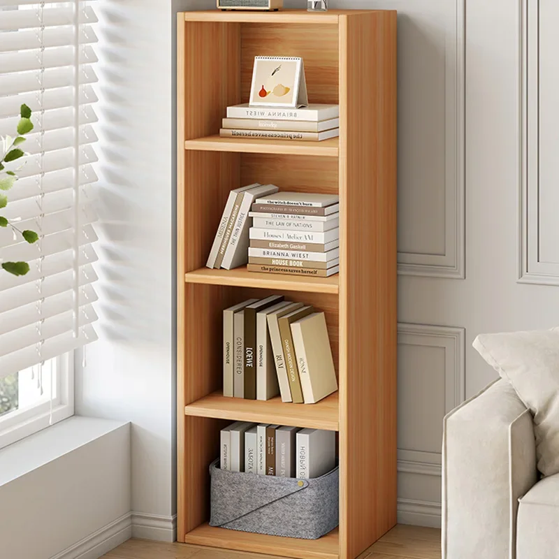 Story Storage Bookcase Shelf Moving Wall Minimalist Bookcase Organizer Magazine Librero Para Libros Mueble Home Furniture