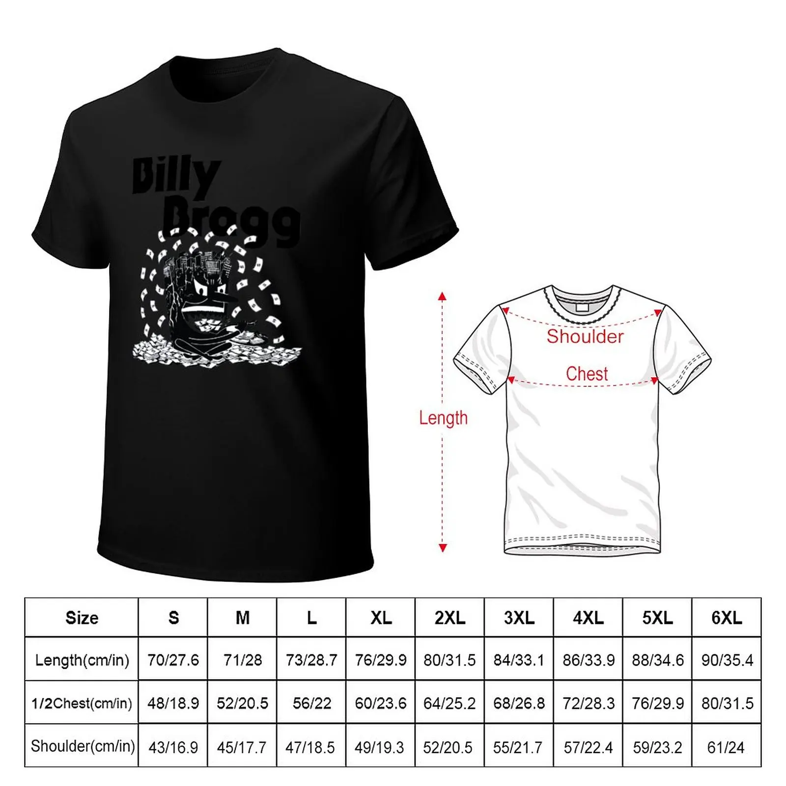 Billy Bragg - Talking With The Taxman About Poetry T-Shirt summer clothes anime clothes T-shirts for men cotton