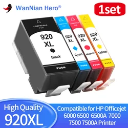 4pcs 920 compatible ink cartridge for HP 920XL For HP920 Officejet 6000 6500 6500A 7000 7500 7500A printer with chip 4Color