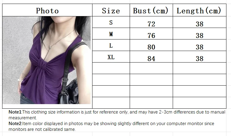 Lila Tanktops, ärmellose Sommer-Tops, koreanische Mode, jugendliche Damenkleidung im Stil der 2000er, Y2k-Casual-Tops, schicke Tanktops & Camis – Detail 1