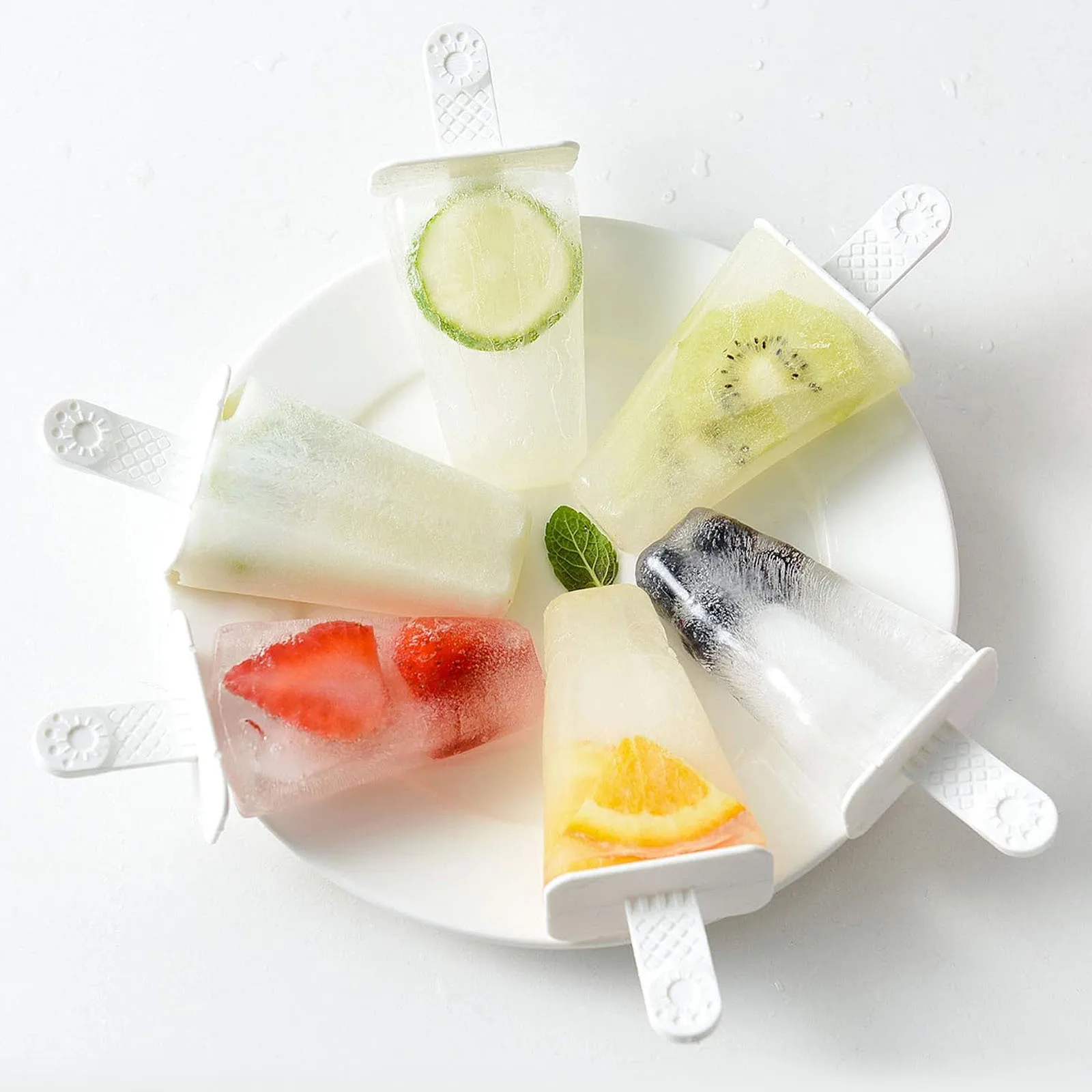 

1Pcs Ten Grid Ice Cream Mold DIY Making Tool Useful Ice Cream Mold Green Food-Grade Silicone Reusable Design DIY Making Tool