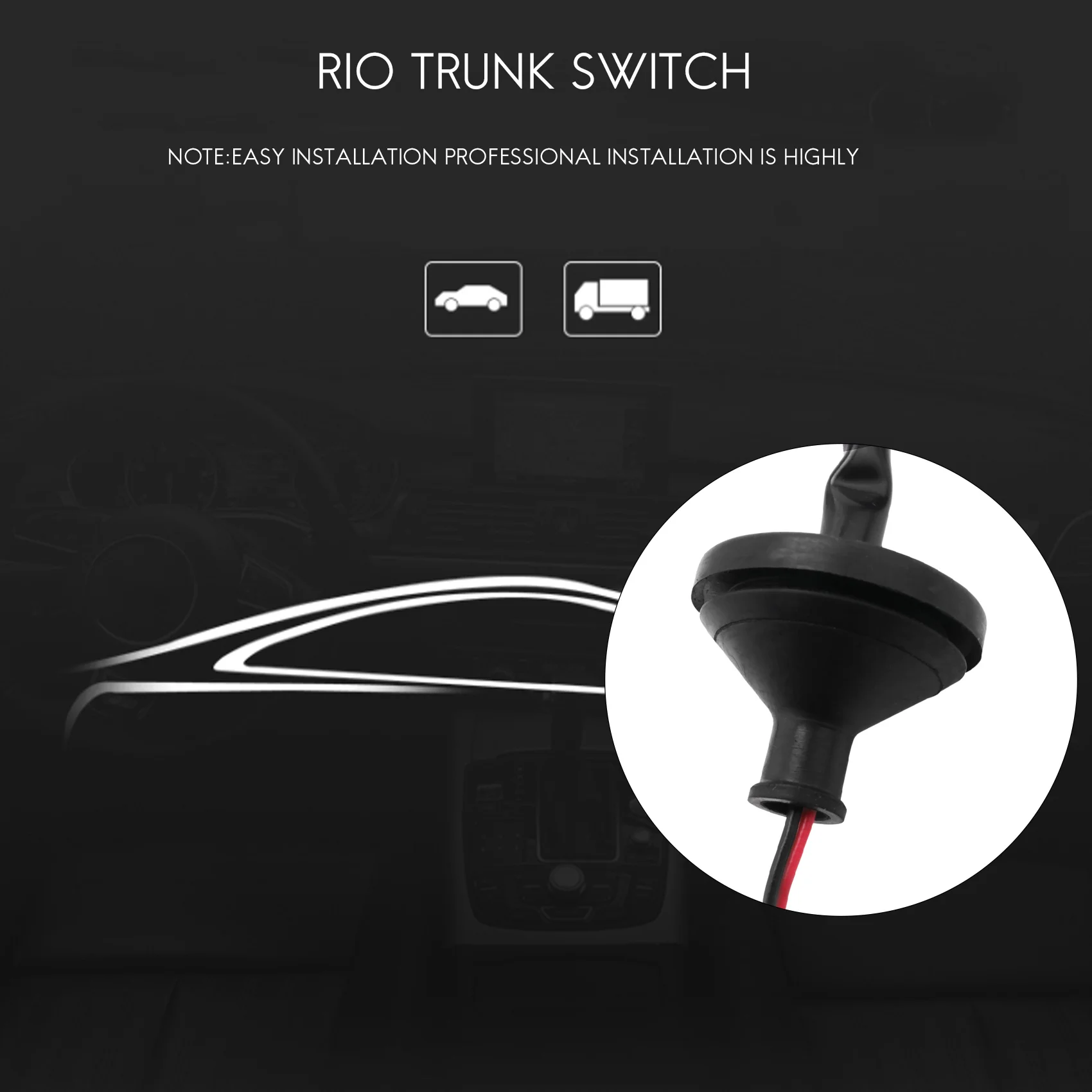 81260-4X200 Door Handle Trunk Lock Release Switch for KIA RIO 2011-2016