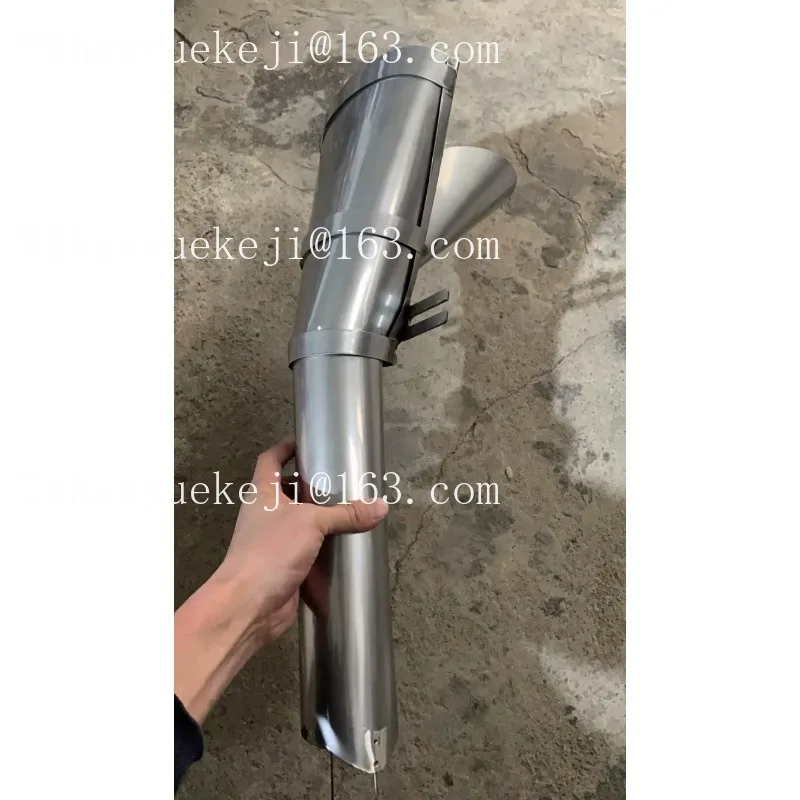 Roll film width 150mm-190mm, vertical packaging machine former,Discharge hopper， stainless steel three-side sealing shaper