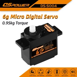 DSpower 6g Micro Digital Servo Plastic Gear Mini servi per RC Car WLtoys k969 k989 k999 Mini Q Airplane Fixwing ROBOT