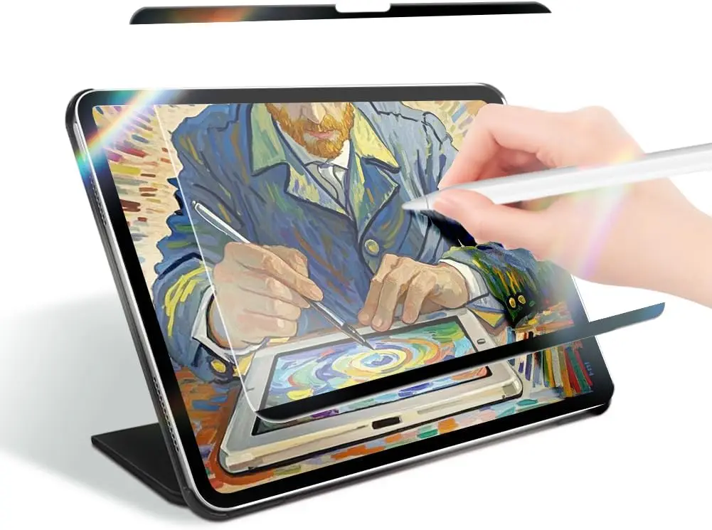 1Pcs Magnetic Paper Like Film Screen Protector for iPad Air 11th Gen 2025 Removable Magnetic Attraction
