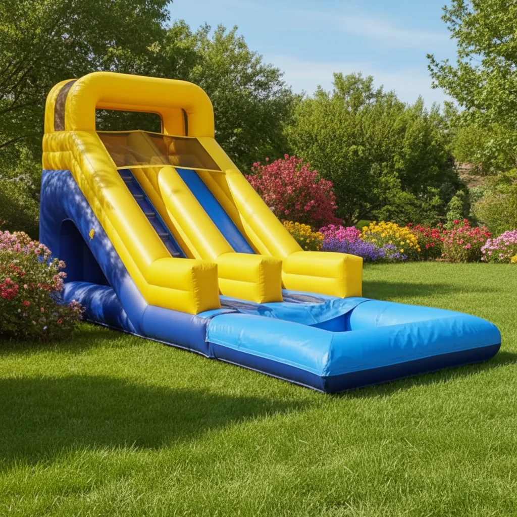 Hot Selling Inflatable Water Slide with Pool for Outdoor Fun with Blower