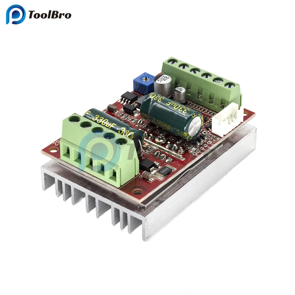 400W 20A BLDC 3-Phase DC Brushless Motor Speed Controller Module DC 6-60V PWM Hall Motor Control Switch Driver Board 12V 24V 48V