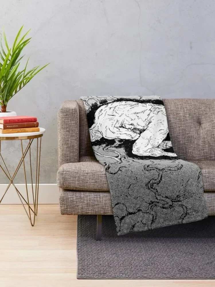 Dorohedoro devil tumor in your brain Throw Blanket Warm Heavy Bed linens Bed Fashionable Blankets