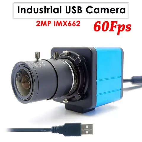60Fps HD 1080P IMX662 USB Camera 2 Megapixel 1920*1080 0.001Lux Starlight Low Illumination Video Webcam UVC OTG Plug