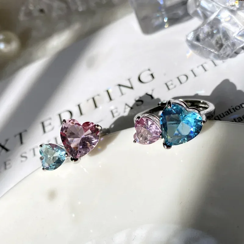 

MDLFES Moiss..n Diamond Style Подарочные часы для подруг Love Оригинальный набор Surfacing Mori Lovely Girls Pink Lake Blue Jedi Кольца