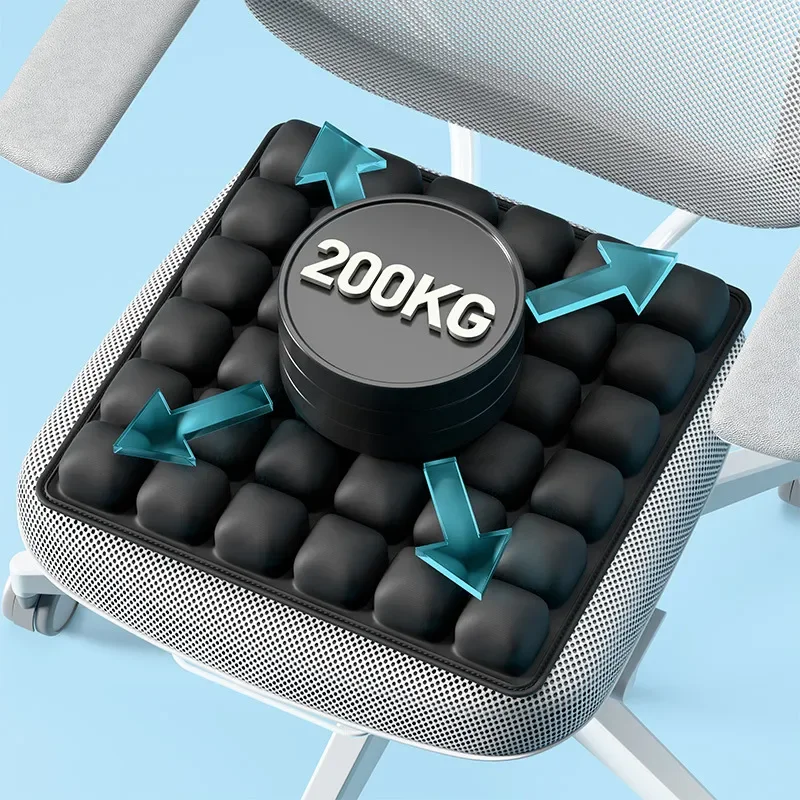 For TPU 3D Airbag Inflatable Seat Cushion Folding Wheelchair Office Anti-Bedsore Air Cushion Manufacturer Processing