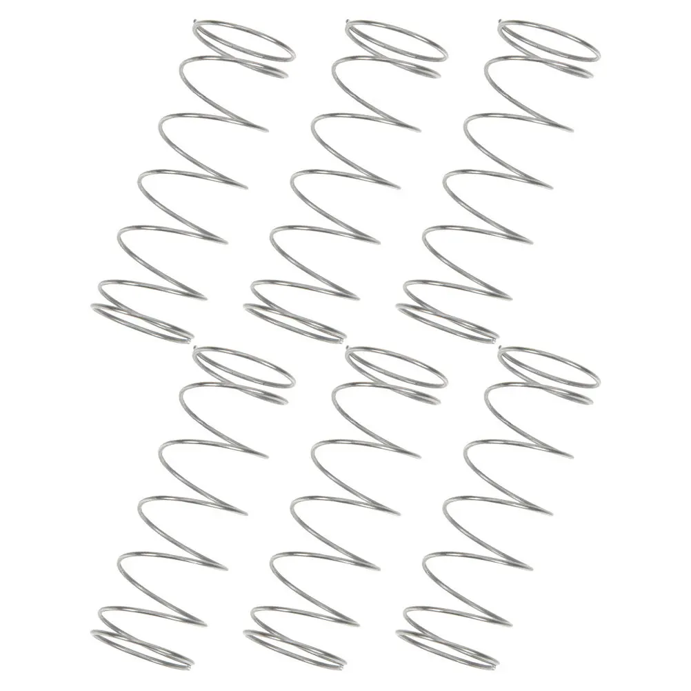 

6pcs Tenor Horn Springs Stainless Steel Trumpet Button Fittings Replacement Parts Durable Repairing Accessories For Brass