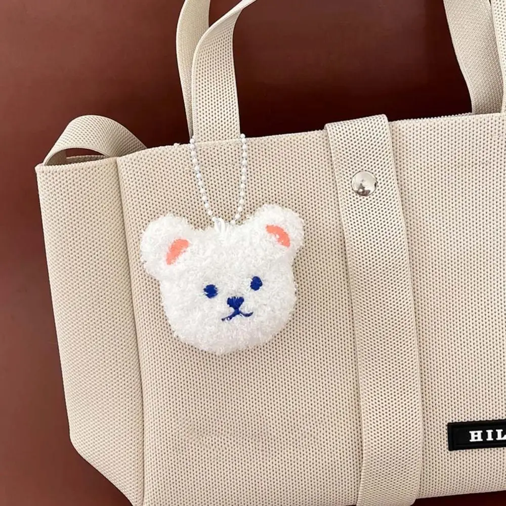 Niedlicher Stofftier-Bär-Anhänger, Anime-Taschenanhänger, Cartoon-Schlüsselanhänger, weich, unisex – Detail 10