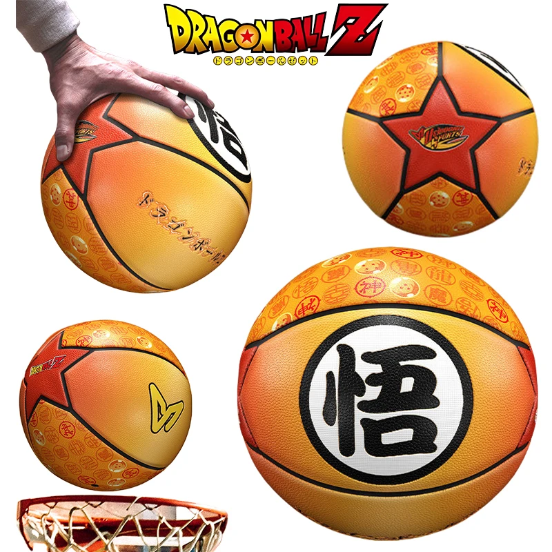 

Dragon Ball Son Goku Adult Pu Basketball Anime Indoor Outdoor Training Size 7 Ball Men Women Durable Basketball Baloncesto Gifts