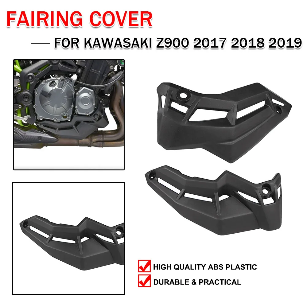 For Kawasaki Z900 2017 2018 2019 Unpainted Bottom Protector Cover Fairing Cowl Kit Motorcycle Belly Pan Lower Engine Spoiler