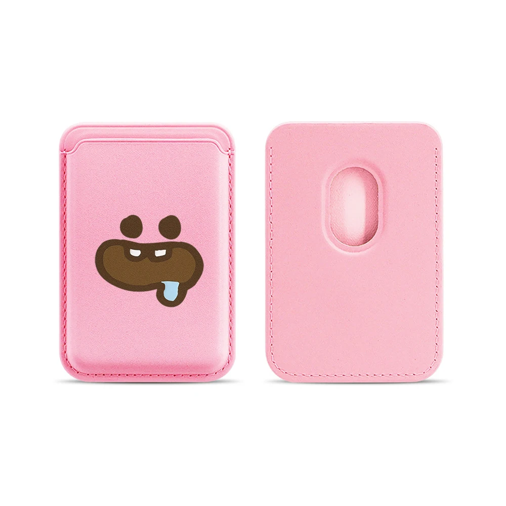 Foodie Cartoon Leder-Kartenetui Handyhülle Kartenhalter für Magnetische Hülle Geeignet für alle iPhone Magsafe Karten-Handy-Rückseiten-Taschen – Detail 14