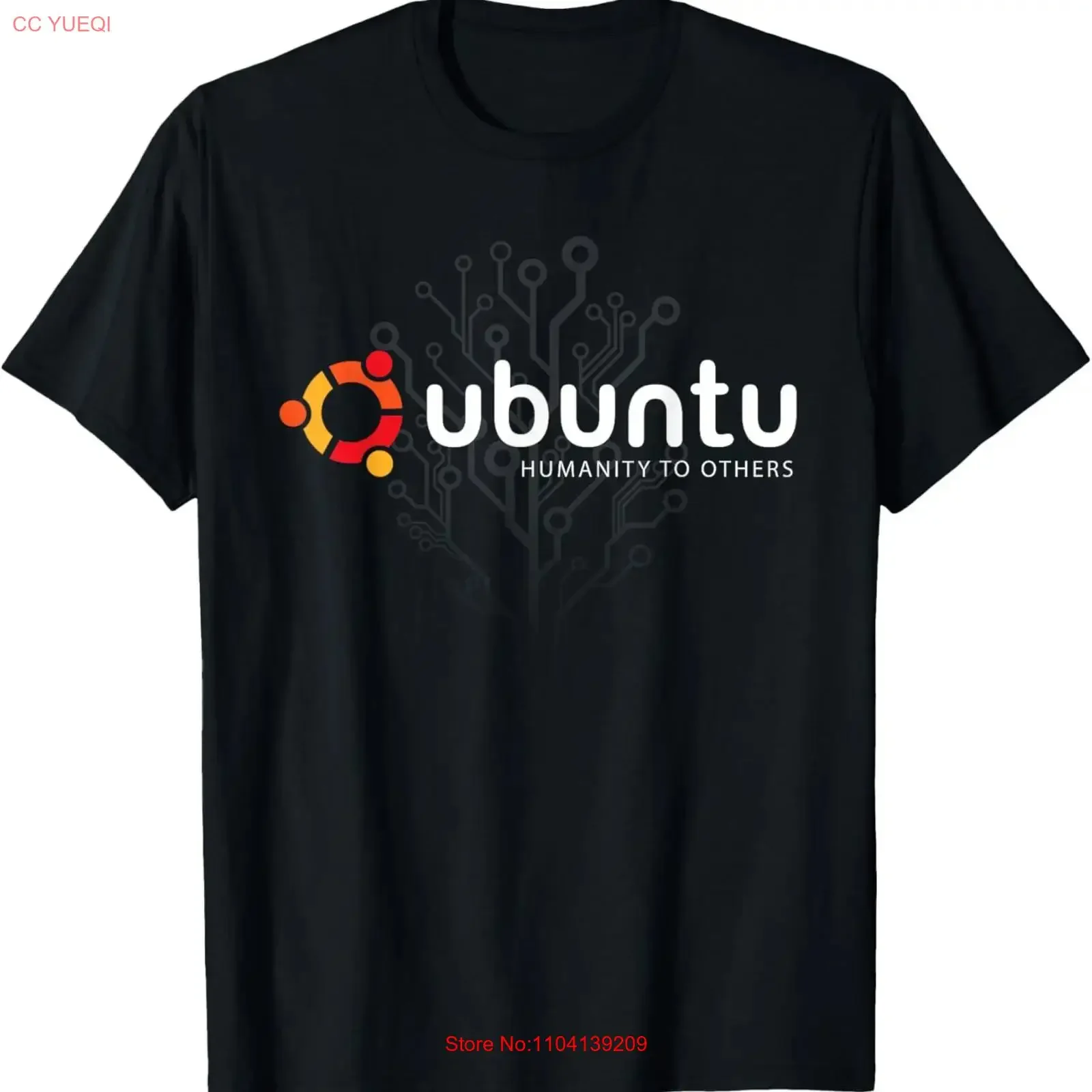Ubuntu Linux Humanity others T Shirt vintage Washed Breathable Casual Soft Slightly Stretched fashion graphic Stylish Versatile