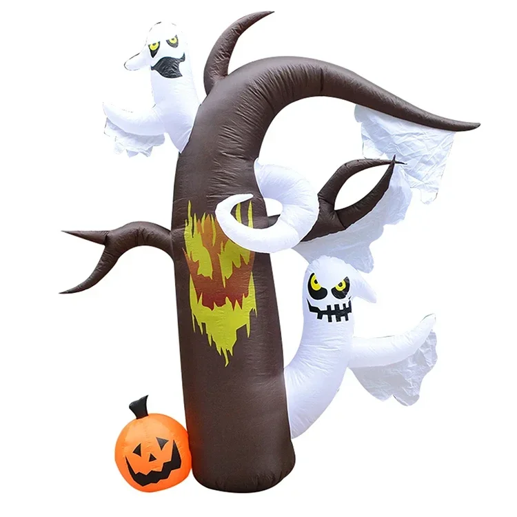 Dekorasi luar ruangan Blowing Scythe Little Devil Ghost Inflatable Halloween