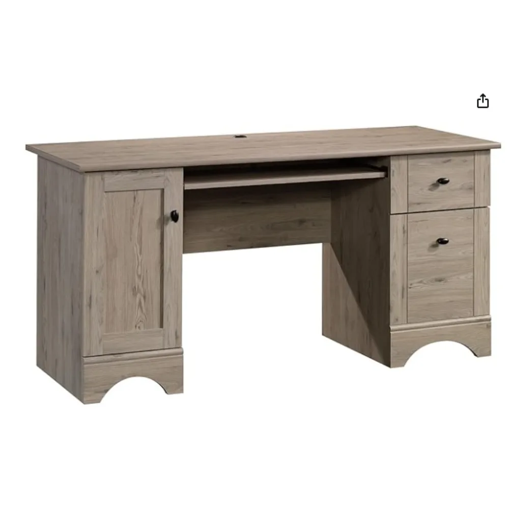 

Sauder Miscellaneous Office Computer Desk with Drawers, Laurel Oak