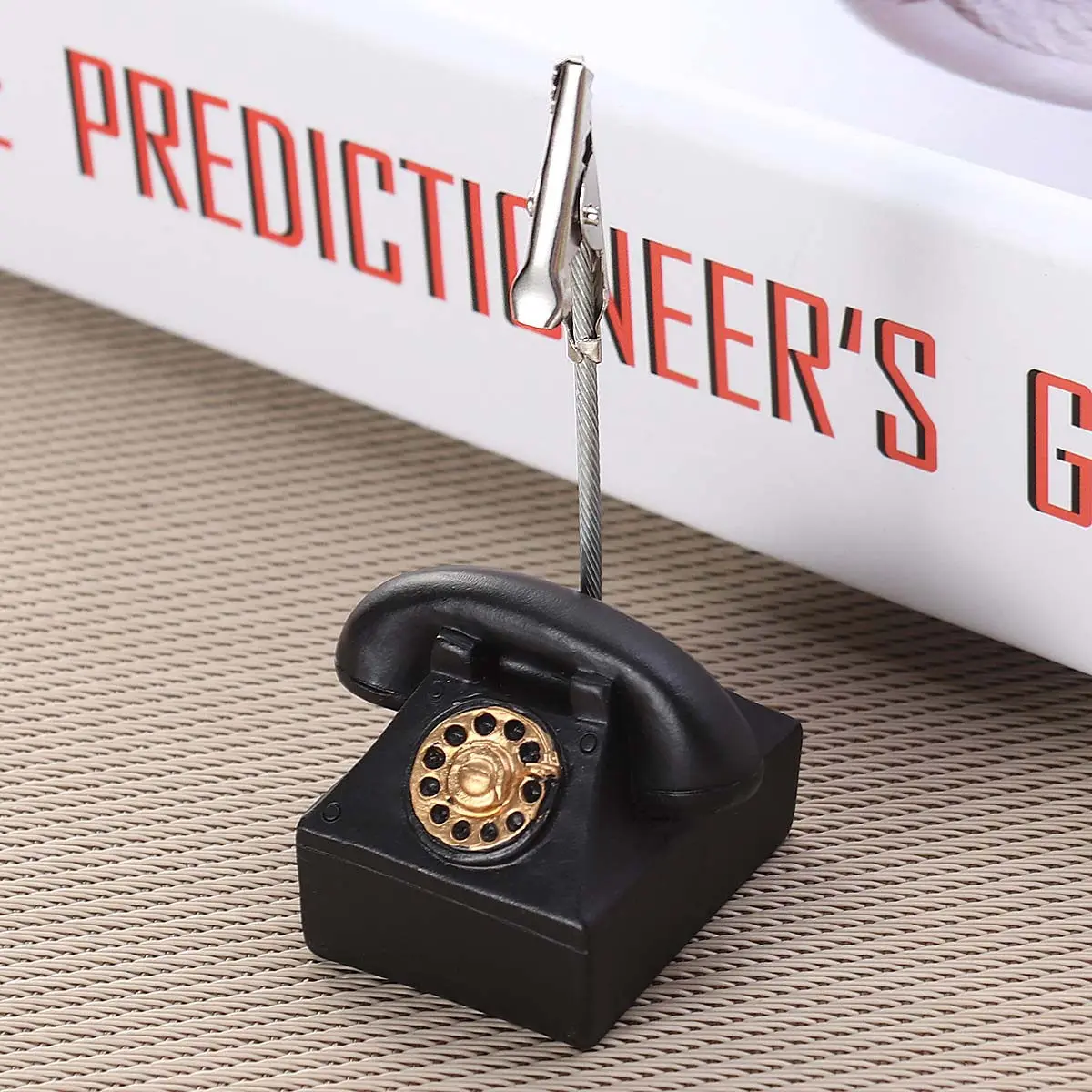 

1 шт. Ретро-держатель для заметок из смолы, кубический, настольный, для фотографий, органайзер для деловых сообщений, украшение для офисного стола