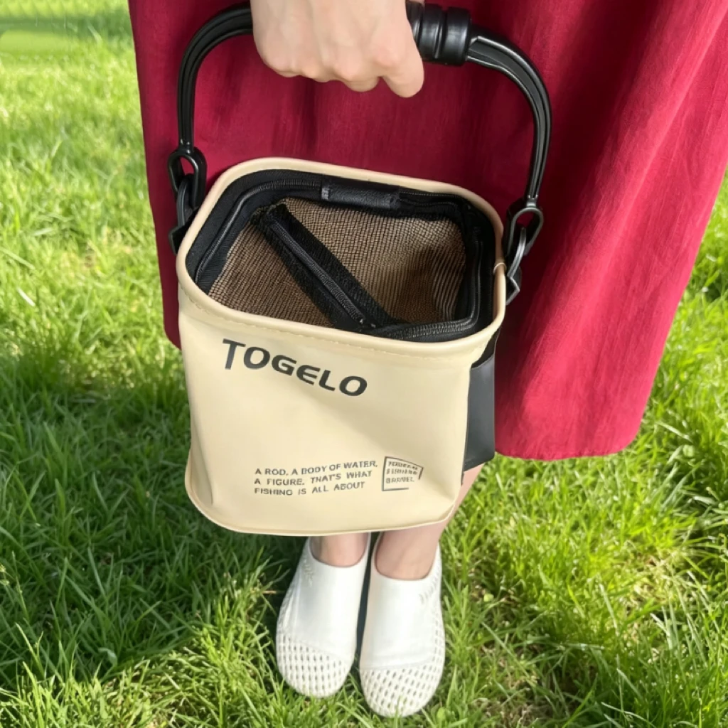 8L/13L Fishing Bucket Tackle Accessory Suitcase - Sports Entertainment Fishing Supplies All-in-One Gear Organizer view 4