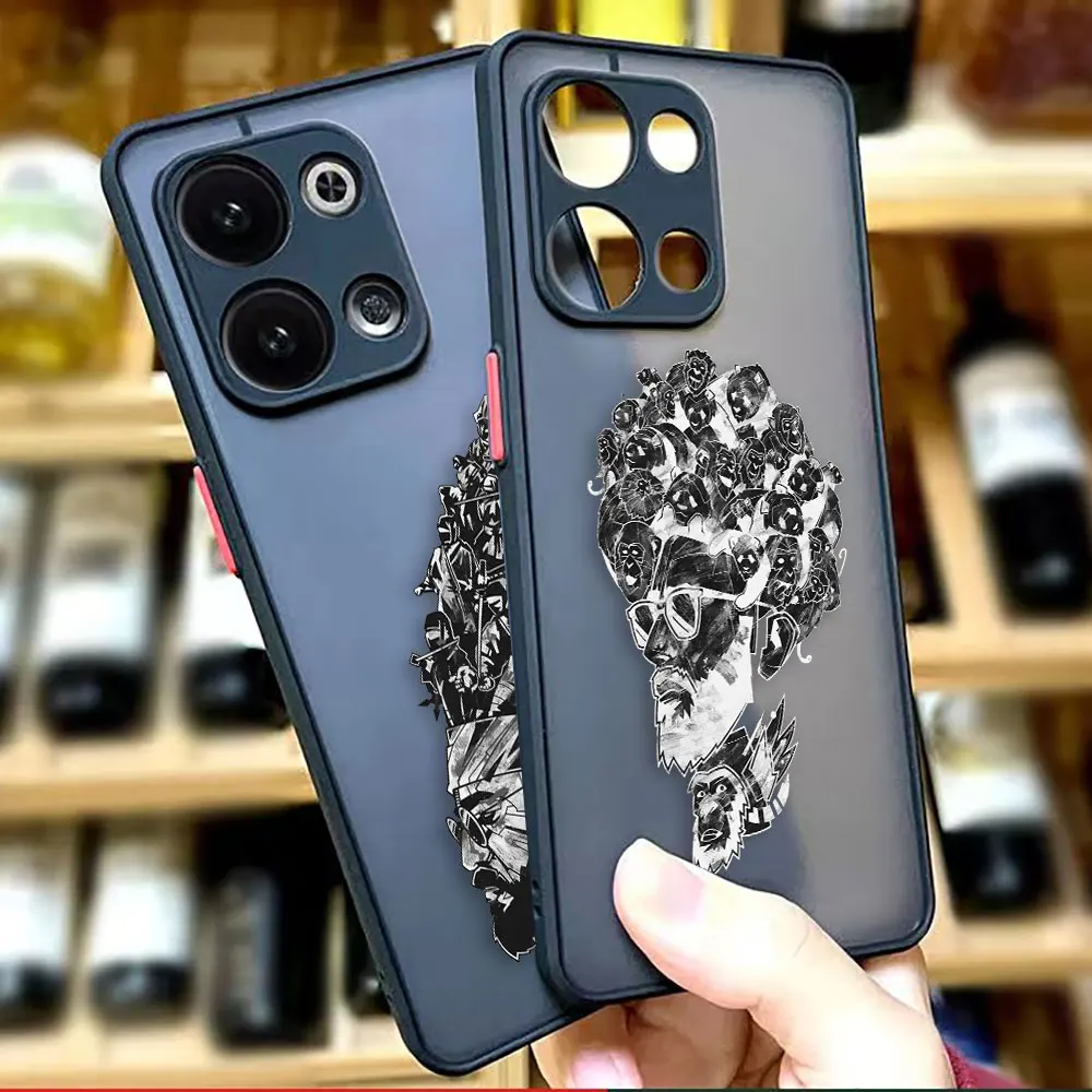 

Hajime MiyaGi Andy Panda Matte Case for OPPO RENO 8 8T 7Z 7 6Z 6 5 4 3 PRO PLUS 4G 5G Edge Hard PC Case Funda Capa Shell Cover