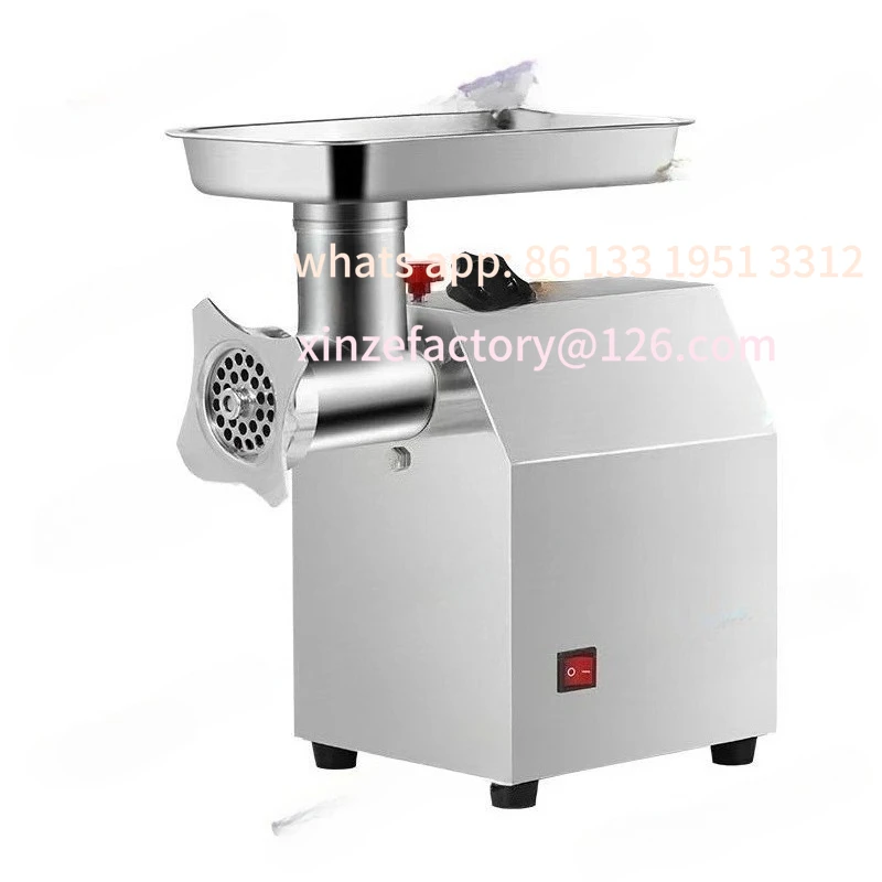 

Настраиваемая коммерческая мясорубка, мощная многофункциональная настольная электрическая мясорубка из нержавеющей стали, начинка для колбас