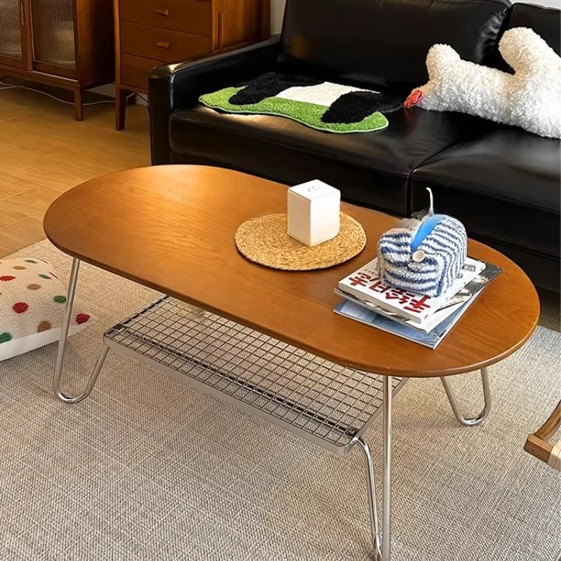 

Medieval home coffee table Oval tea table