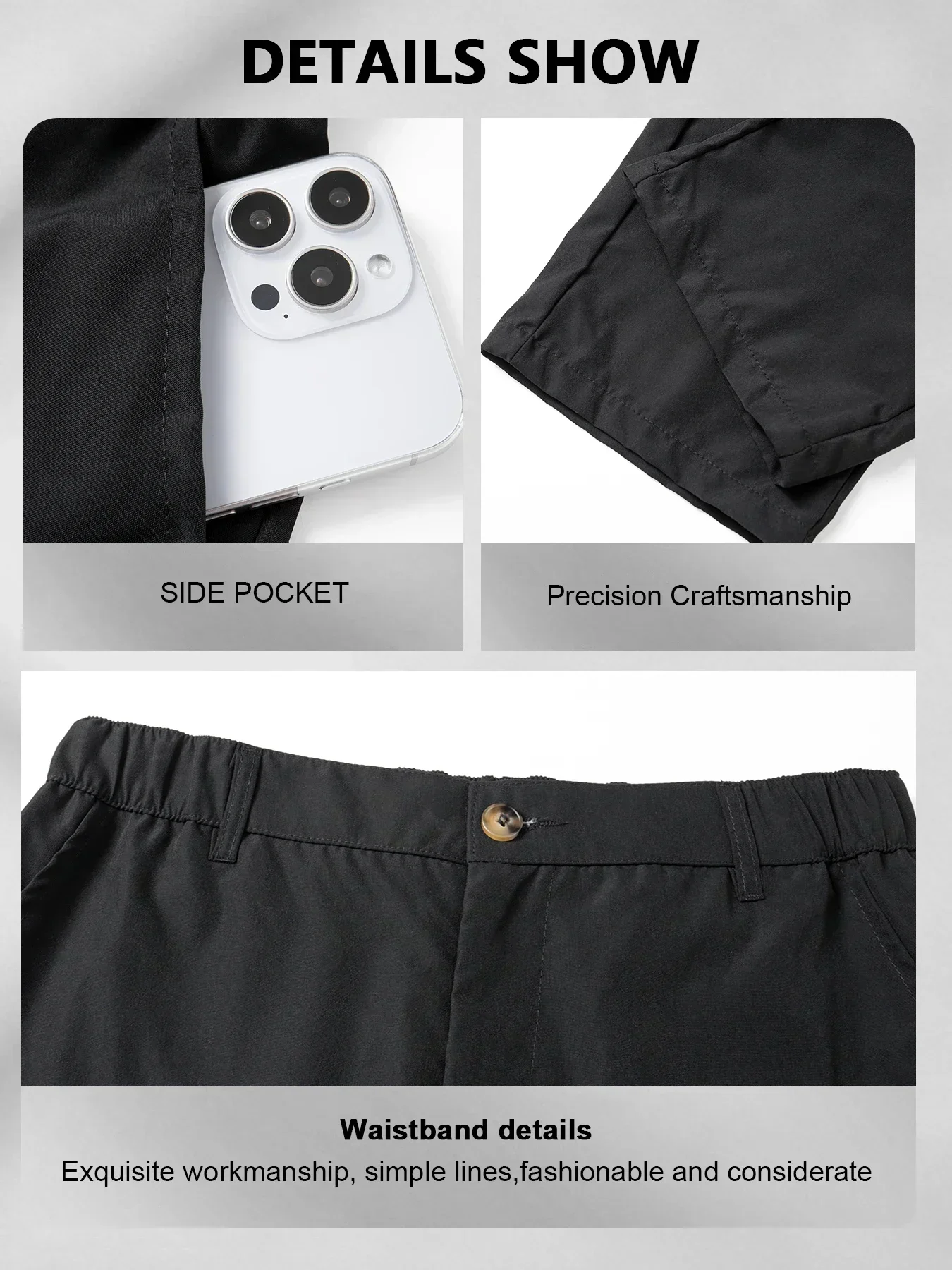 Hautfreundliche, Langlebige Herren-Chinohose mit Geradem Bein, Lässiger Silhouette und Halb-Elastischem Bund für Alltag und Kaffeetreffen – Detail 12