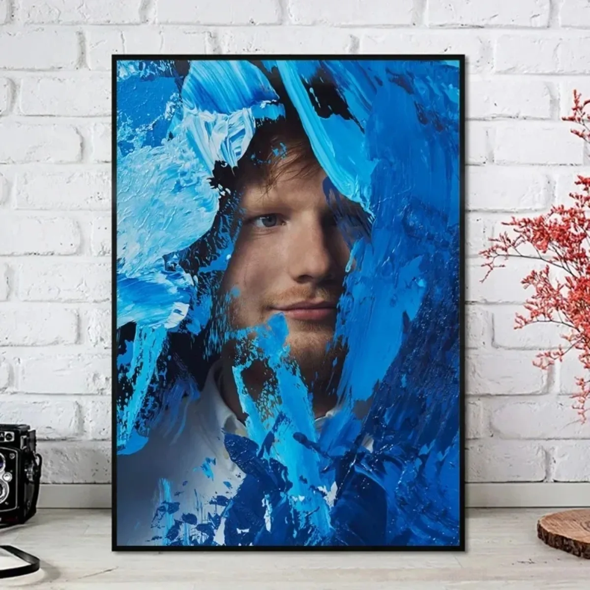 المغني الشهير إد شيران HD ملصق ألبوم الموسيقى صورة قماش اللوحة طباعة جدار صورة فنية لغرفة المعيشة ديكور المنزل