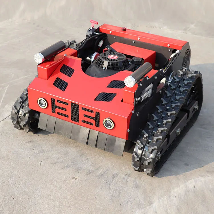 Crawler Remote Controlled Electric Self - Propelled Multifunctional Grass Cutter  Lawn Mower