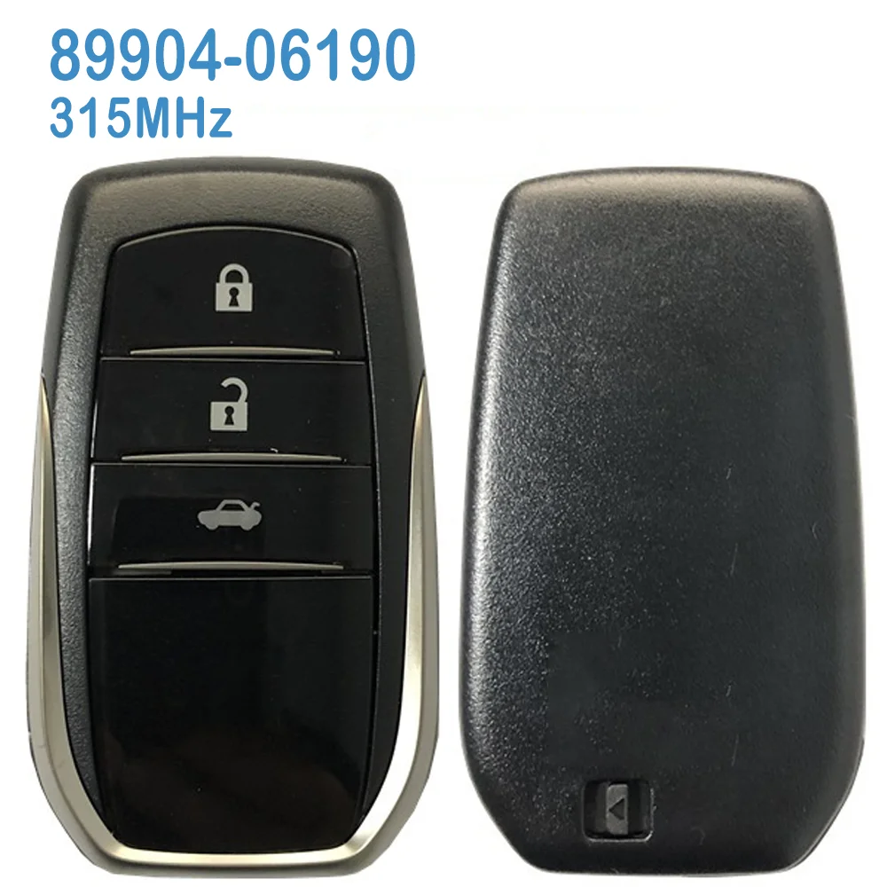 

89904-06190 Auto Smart Remote 0020 315MHz 2+1 Buttons Replace Car Key For Toyota Camry RAV4 Corolla Levin