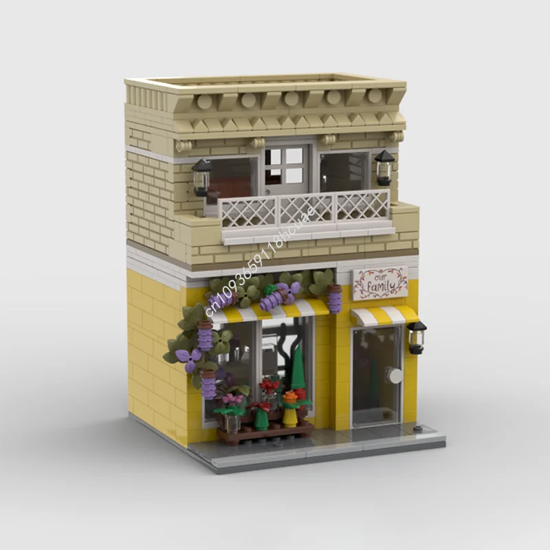 

1316pcs MOC The Florist Shop Mini Modular Building Model blocks Toys DIY Brick Birthday creative Assemble idea Christmas gifts