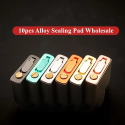 Wholesale 10pcs Alloy Fuel Oil Save Bottom Pad Metal Base Sealing Gasket For Zippo Lighter Liner Tank Anti Volatile Accessory