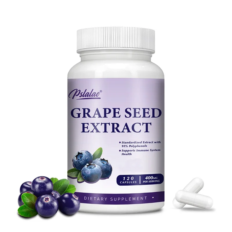 

Grape Seed Extract - Anti-aging, Improves vision, Wrinkle Reduction, Promote Collagen Production, Whitening, Beauty Care