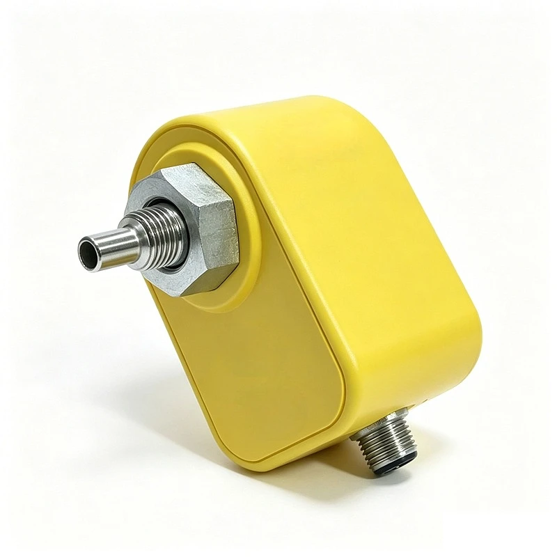 FCS-G1/4A4P-AP8X-H1141 G1/4 PNP Flow Sensor Calorimetric IP67 Potentiometer Adjust LED Indicator 100Bar Resist