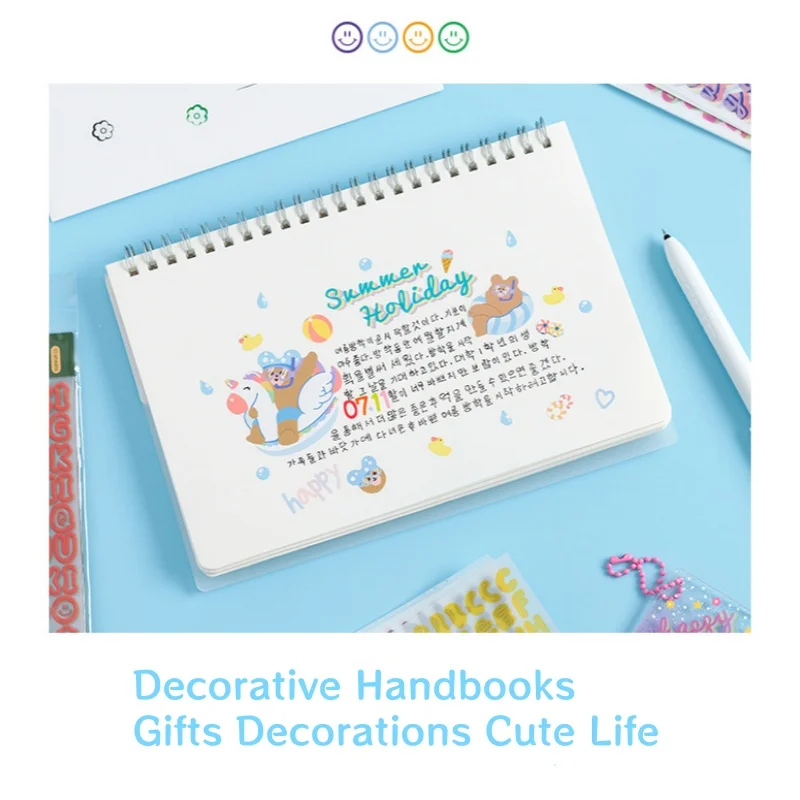 1000pcs Gradient Color Hollow Cute Cartoon Letter and Number Stickers with No Trace Notebook Hand account Decoration Letters image 6