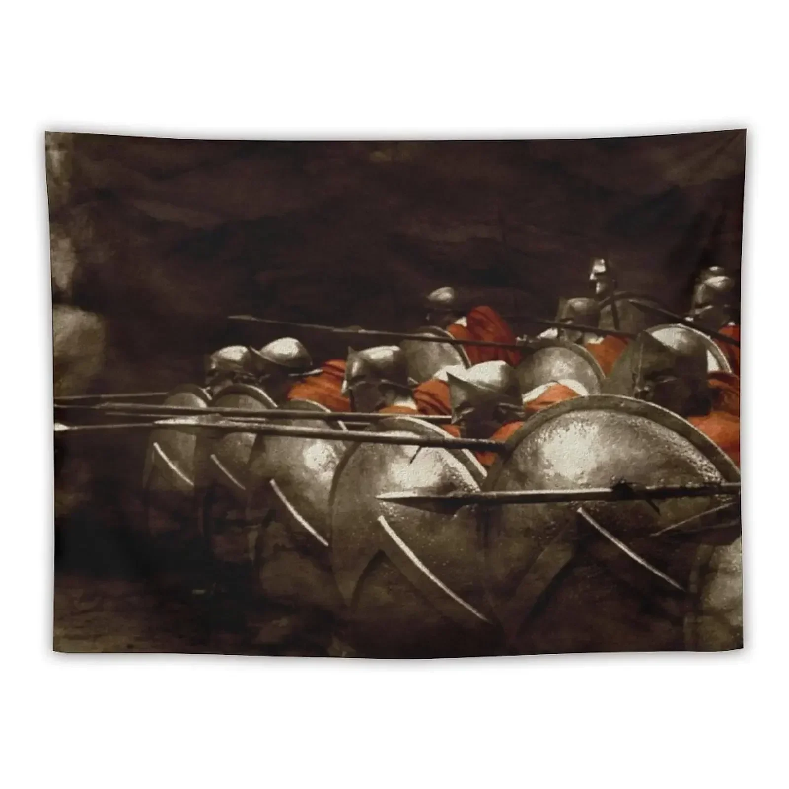 Defending The Hot Gates Tapestry Decoration Home Room Decorator Room Aesthetic Decor Wall Decoration Tapestry