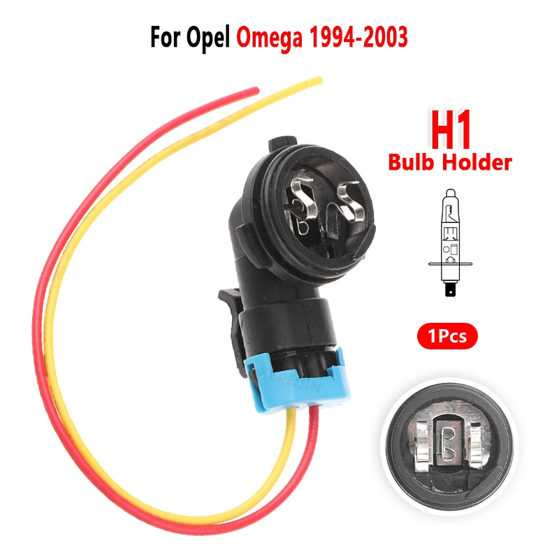 For Opel Omega 1994-2003 Fog Light Socket H1 Bulb Holder Base Wire Connector 1400209 1Pc