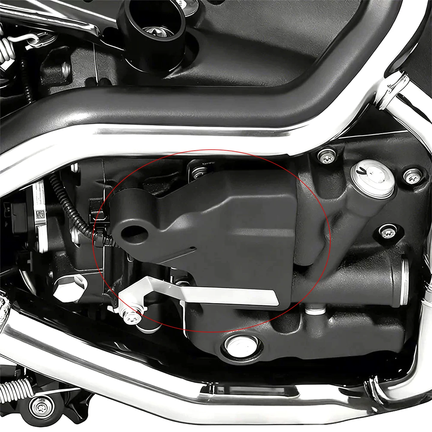 For BMW R1300 GS Oil sensor guard BMW R1300 GS Adventure Oil level sensor cover BMW R1300RT R13300RS R1300R Sensor cover