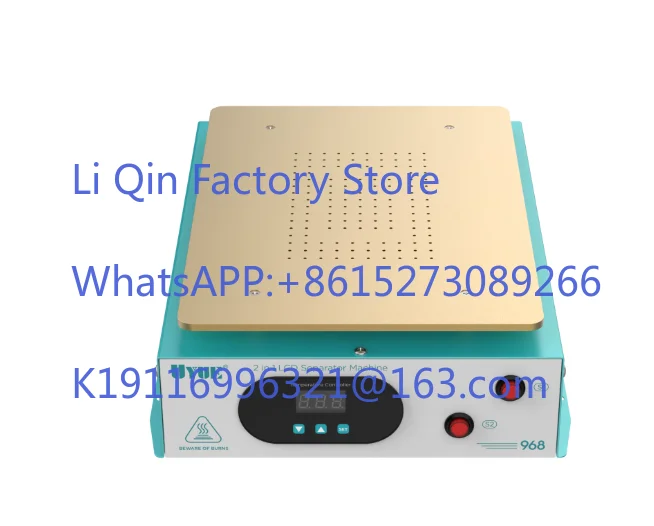 screen separator, mobile phone tablet 12.9-inch pad heating separation, built-in pump, double pump heating table maintenance