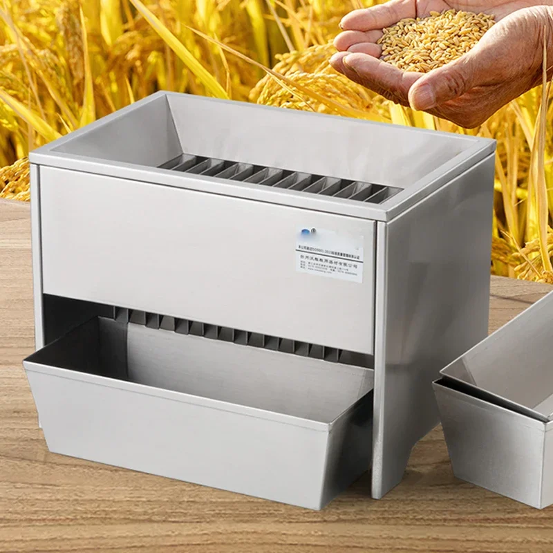 Stainless Steel Horizontal Format Sample Splitter Slot Separator Special For Grain And Corn Seed Grain Depot