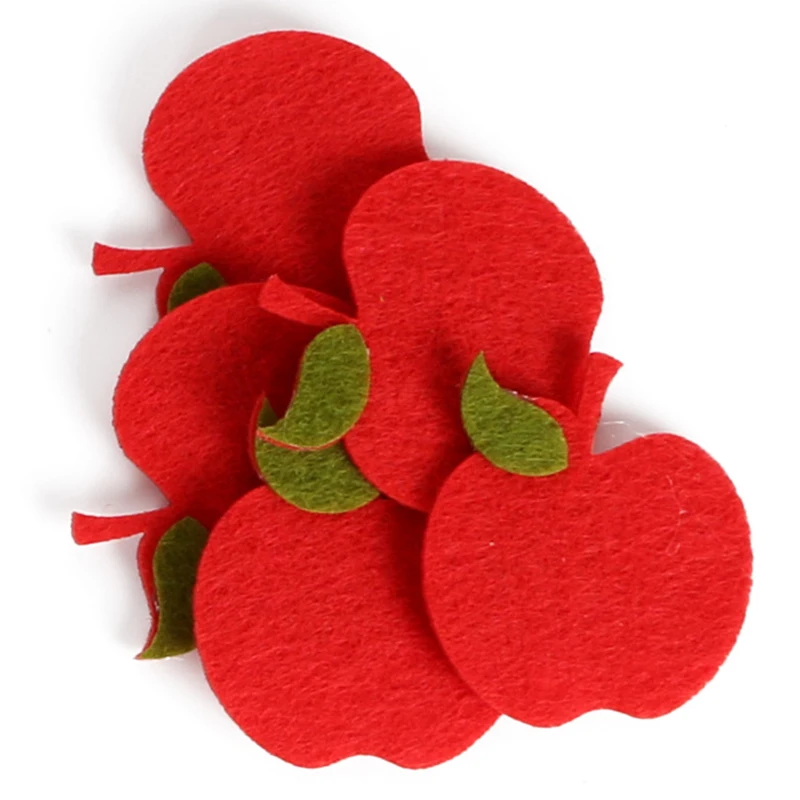 Non-woven Apple Tree Educational Toy Children Handmade DIY Math Puzzle