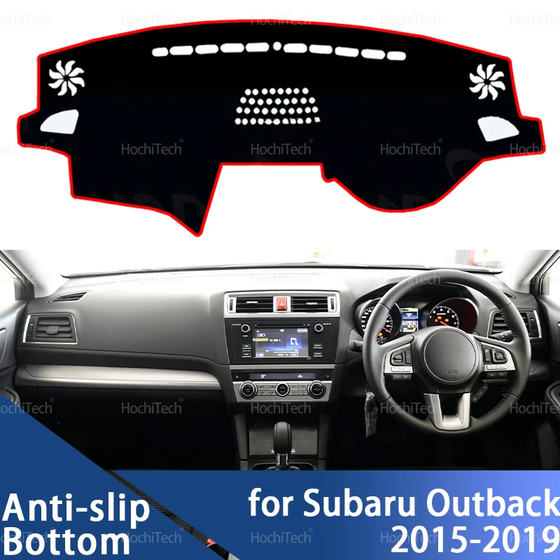 For Subaru Outback 2015-2019 2016 2017 2018 Car Dashboard Cover Avoid Light Pad Anti-UV Carpets Non-Slip Mat LHD RHD
