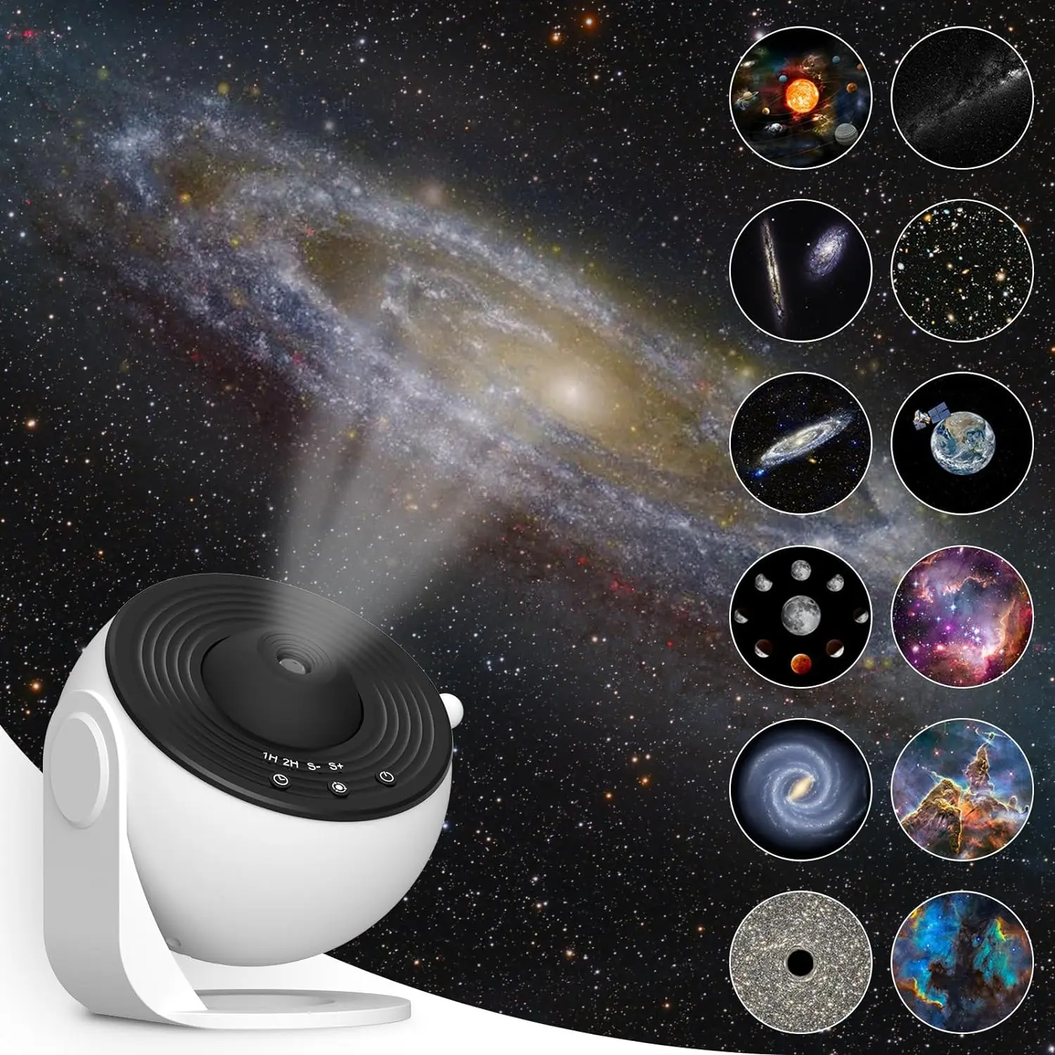 

Night Light Galaxy Projector Starry Sky Projector Rotate Planetarium Lamp for Kids Bedroom Valentines Day Gift Wedding Decor