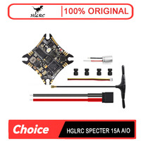 HGLRC New SPECTER 15A AIO F411 Flight Controller 4in1 ESC - MPU6000 Bluejay ELRS 2.4G RX 2-4S 25.5X25.5mm for RC FPV Drones